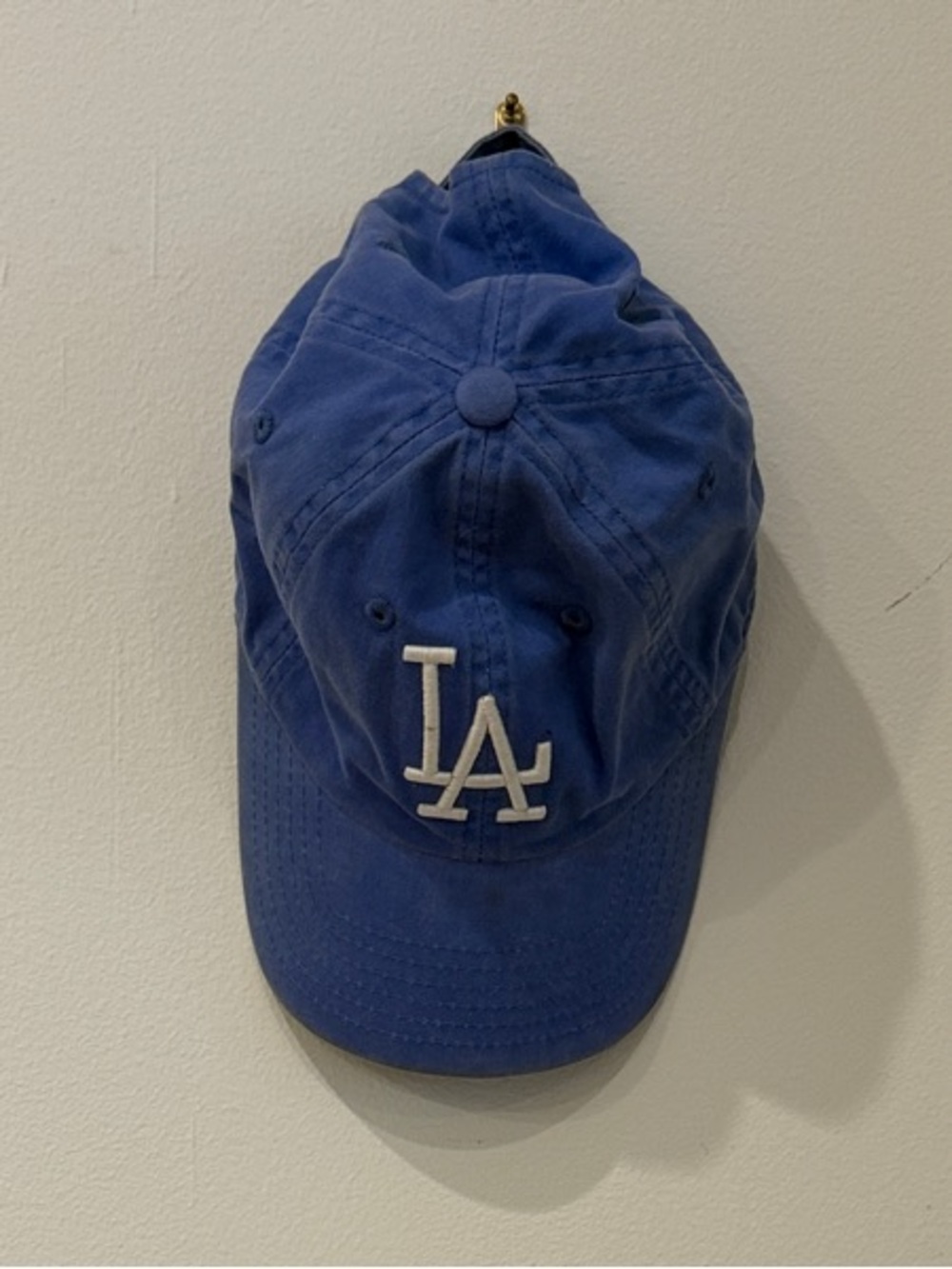 American Needle LA Baseball Cap - Blue with White Logo